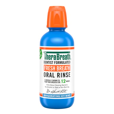 TheraBreath Oral Rinse Icy Mint 473ml