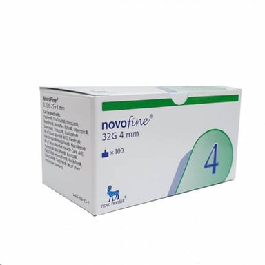 NovoFine Pen Needle 32G x 4mm 100