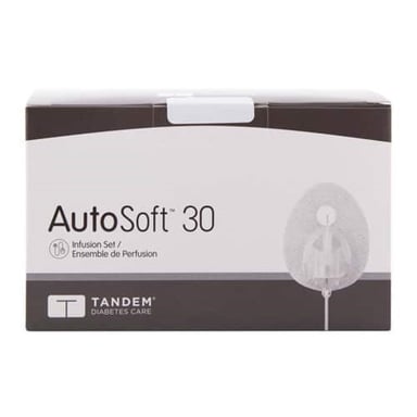 Tandem AutoSoft 30 Infusion Set t:lock (13mm/60cm) x 10