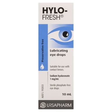 Hylo-Fresh Lubricating Eye Drops 1mg/mL - 10ml