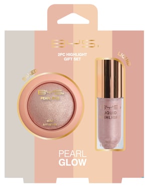 BYS Pearl Glow Baked & Liquid Blush Set Nova 2 piece
