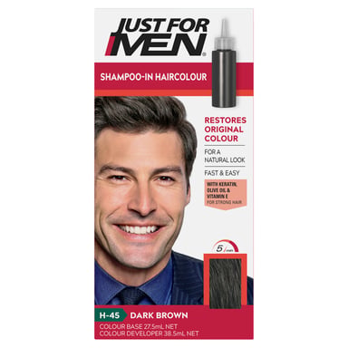 Just For Men Shampoo-In Haircolour Dark Brown-Black 1 pack