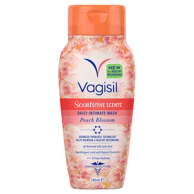 Vagisil Intimate Wash Scentsitive Secrets Peach Blossom 240ml