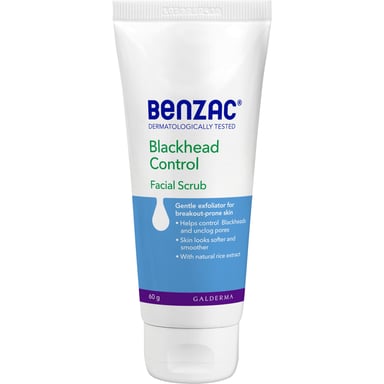 Benzac Blackhead Facial Scrub 60g