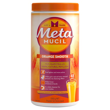 Metamucil Powder Smooth Orange 283g - 48 doses