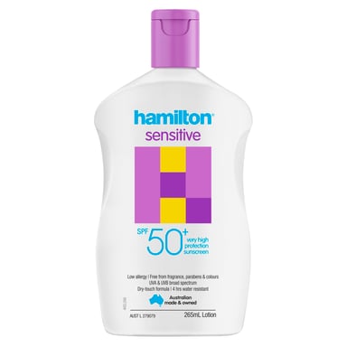Hamilton Sensitive Lotion SPF50+ - 265ml