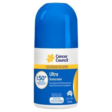Cancer Council Ultra Roll On SPF50+ - 75ml