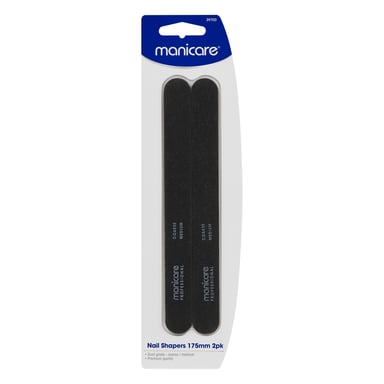 Manicare Nail Shapers Coarse/Medium 175mm - 2 pack