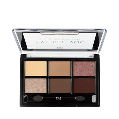 Designer Brands Mineral Eyeshadow 6 Shade Palette Coco Loco 1 each