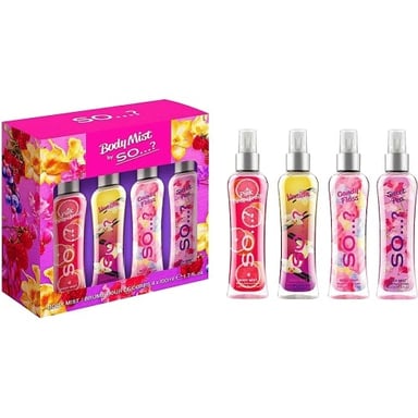 So Body Mist 100ml Gift Set 4 piece