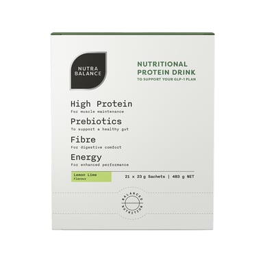 Nutrabalance Nutritional Protein Drink Lemon Lime 483g - 21 pack