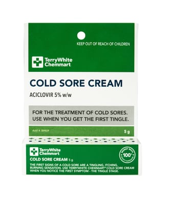 TerryWhite Chemmart Cold Sore Cream 5g