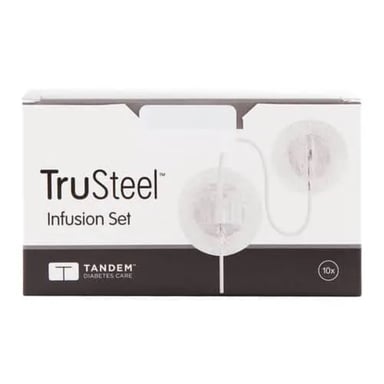 Tandem TruSteel Infusion Set t:lock (8mm/80 cm) x 10