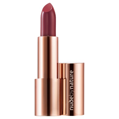 Nude by Nature Moisture Shine Lipstick 07 Deep Plum 1 each