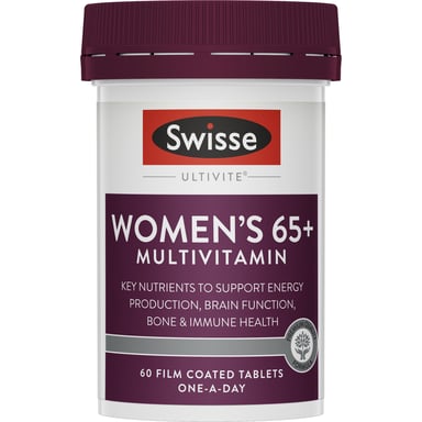Swisse Ultivite Women's 65 + Multivitamin 60 tablets