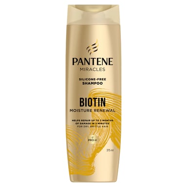 Pantene Miracles Biotin Daily Moisture Renew Shampoo 375ml