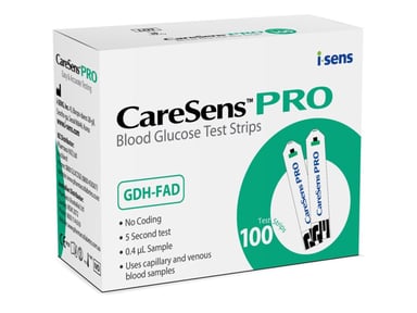 CareSens Pro Blood Glucose Test Strips 100