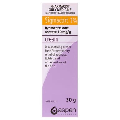 Sigmacort Cream 1% - 30g