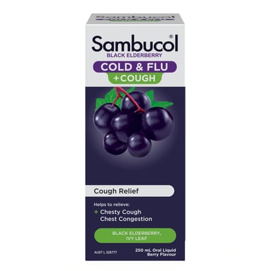 Sambucol Black Elderberry Cough Liquid 250ml