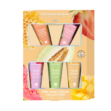 The Nourish Bar Mini Hand Cream Collection 5 piece