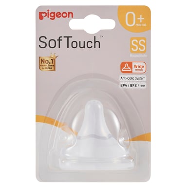 Pigeon Softouch 3 Nipple Blister 1 each
