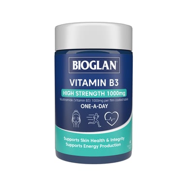 Bioglan Vitamin B3 1000mg - 60 capsules