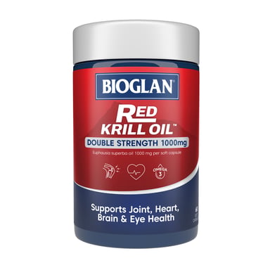 Bioglan Red Krill Oil Double Strength 1000mg - 60 capsules