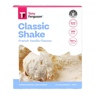 Tony Ferguson Classic Shake French Vanilla 14 pack