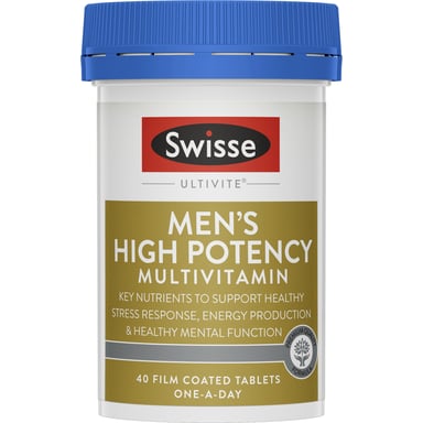 Swisse Ultivite Men's High Potency Multivitamin 40 tablets