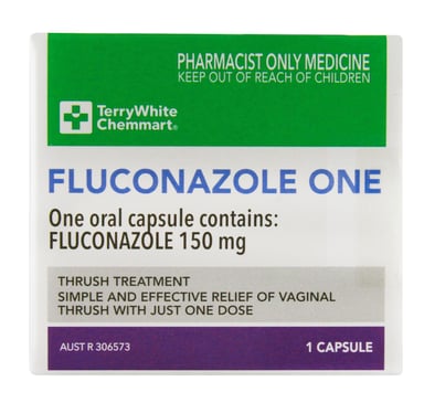 TerryWhite Chemmart Fluconazole One 150mg - 1 capsule