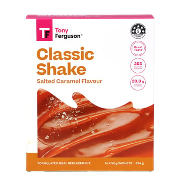 Tony Ferguson Classic Shake Salted Caramel 14 pack