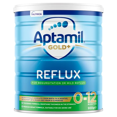 Aptamil Gold+ Reflux Premium Baby Formula From 0 To 12 Months 900g