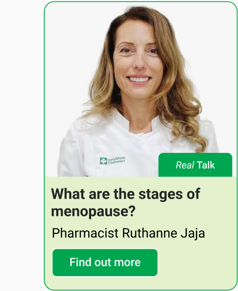Real Talk: What are the stages of menopause? Pharmacist Rhiannon Whyman