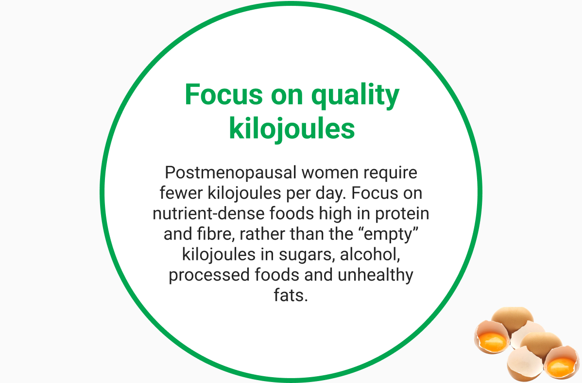 Focus on quality kilojoules