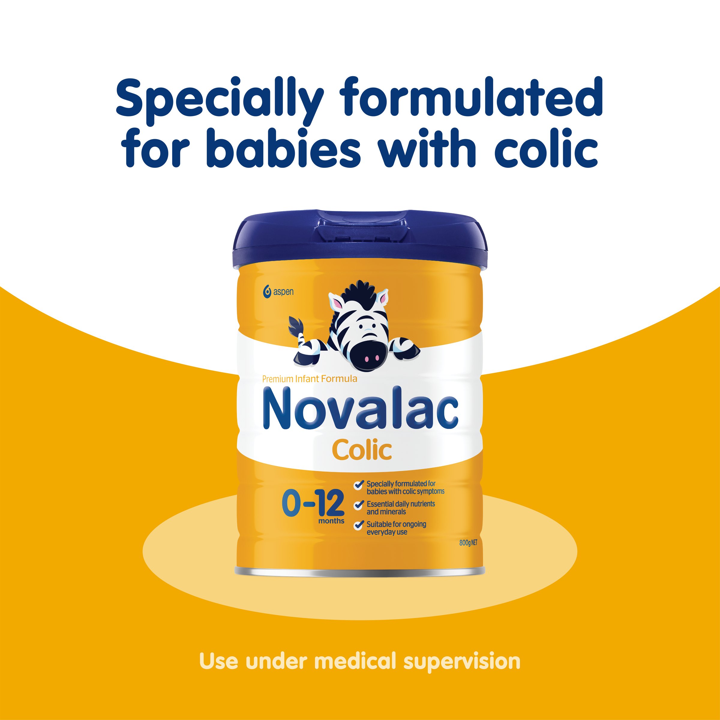 Novalac Infant Formula Anti-Colic 0-12 Months 800g - Image 5