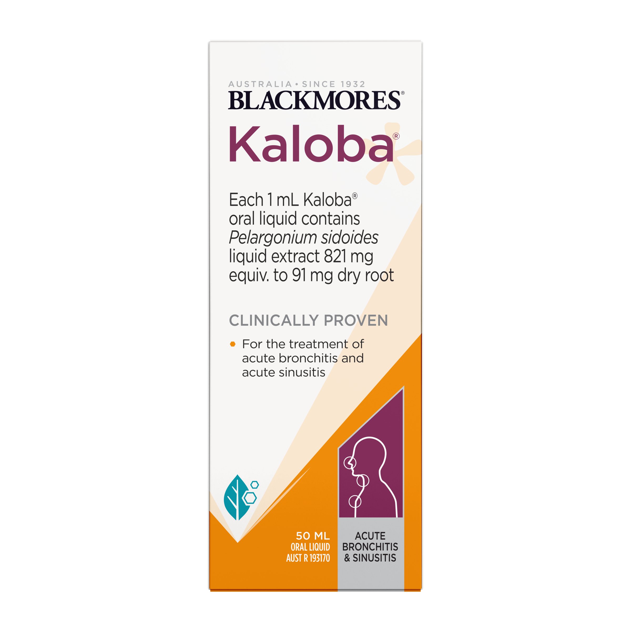 Blackmores Kaloba Syrup 50ml - Image 1
