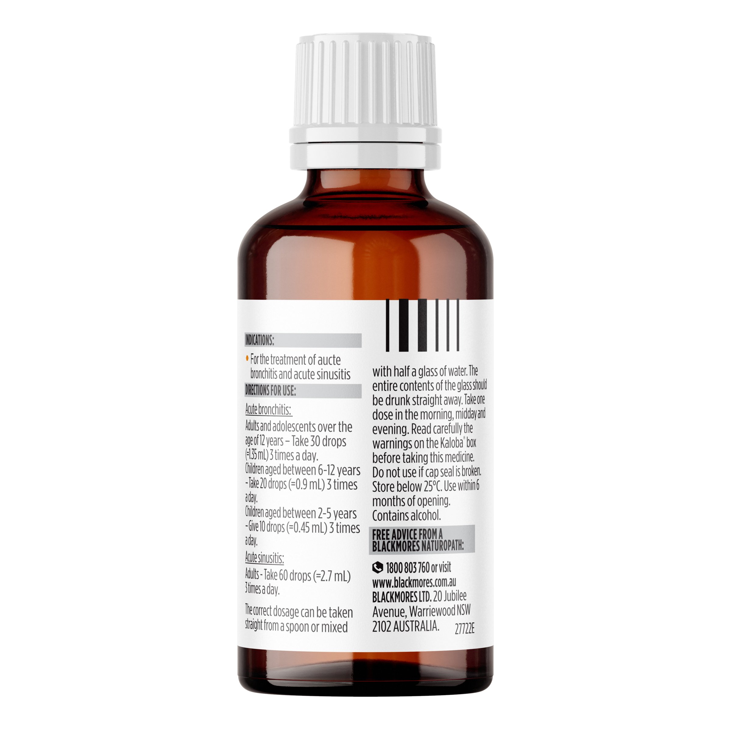 Blackmores Kaloba Syrup 50ml - Image 8