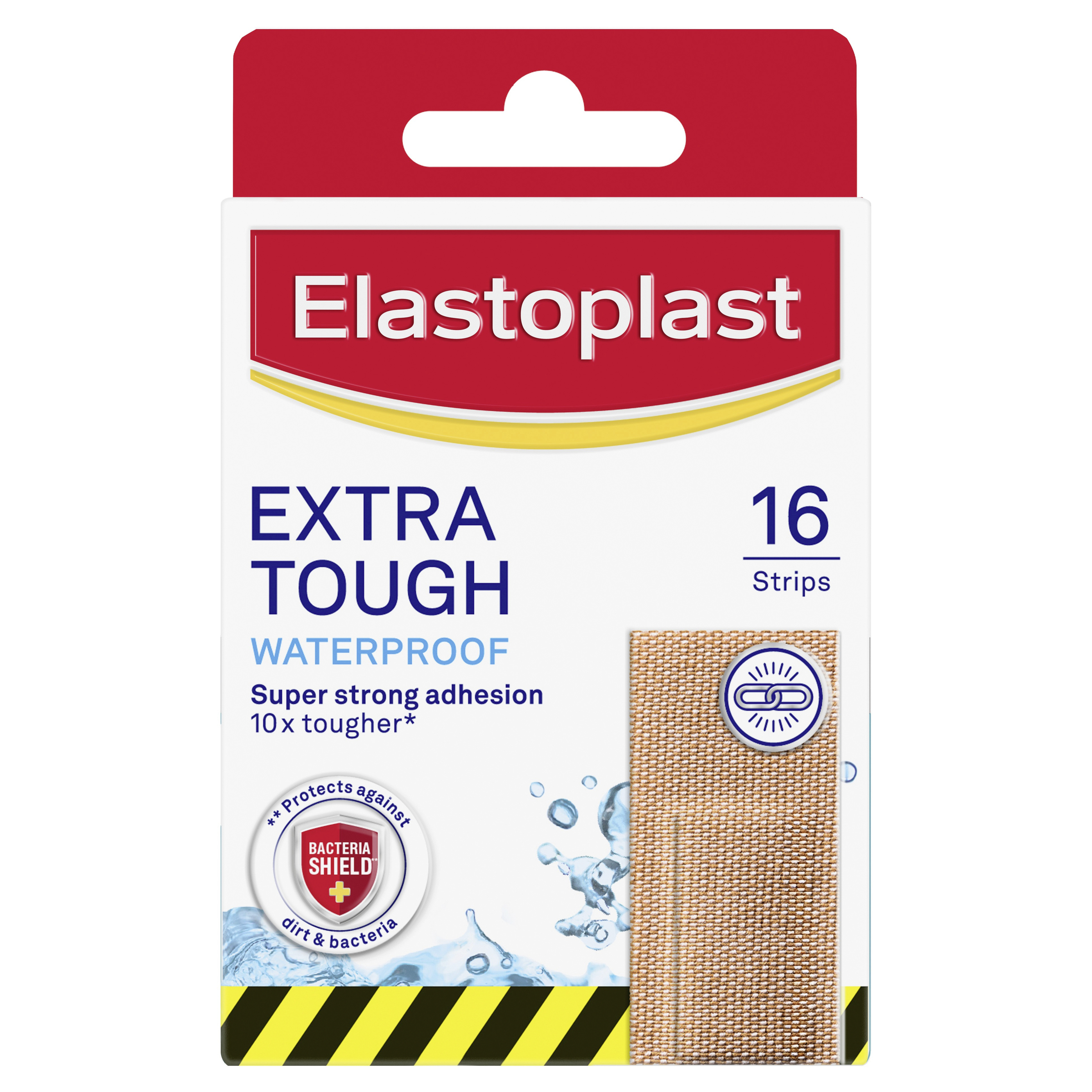 Elastoplast Heavy Fabric Waterproof Strips 16 pack - Image 1