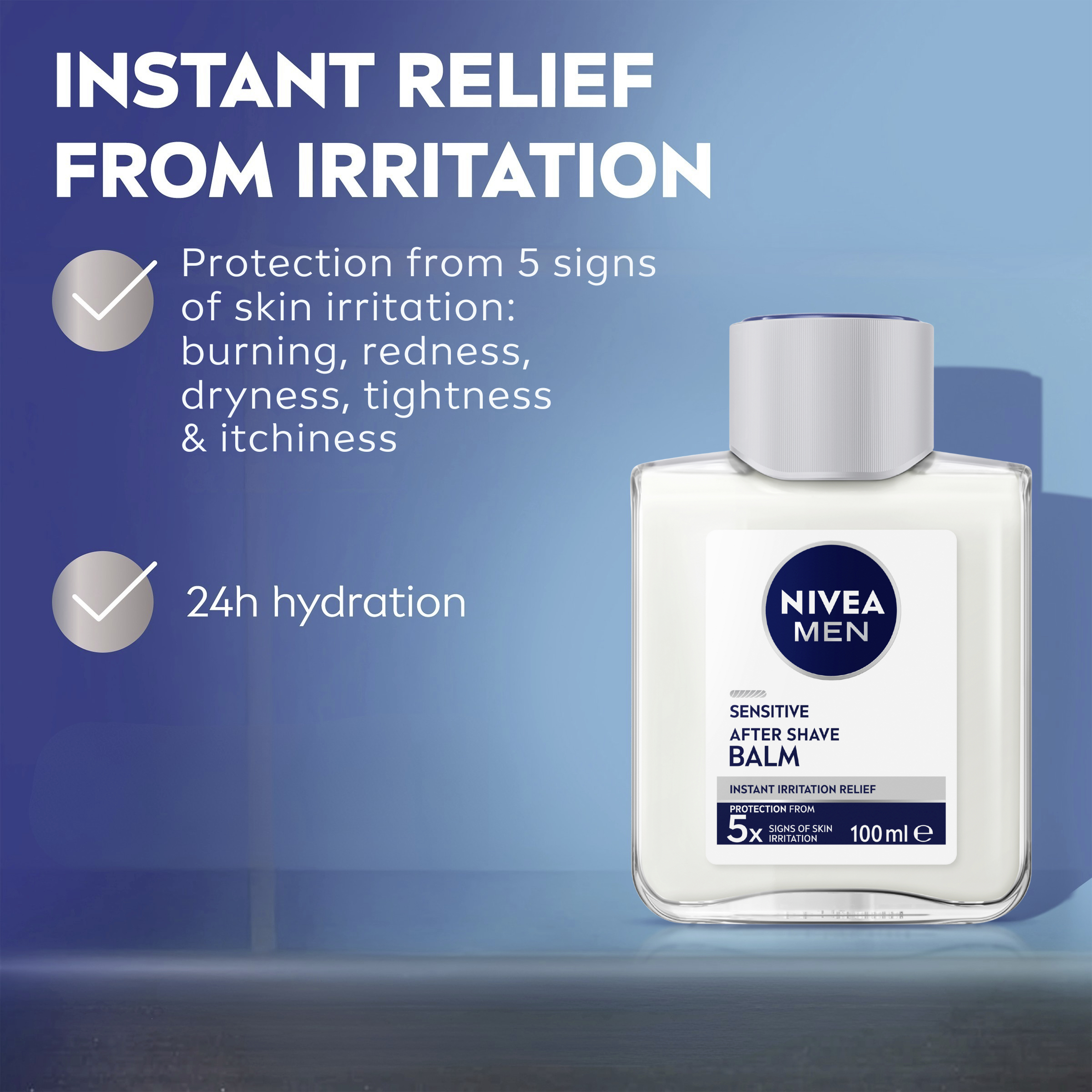 Nivea Men Sensitive After Shave Balm 100ml - Image 6