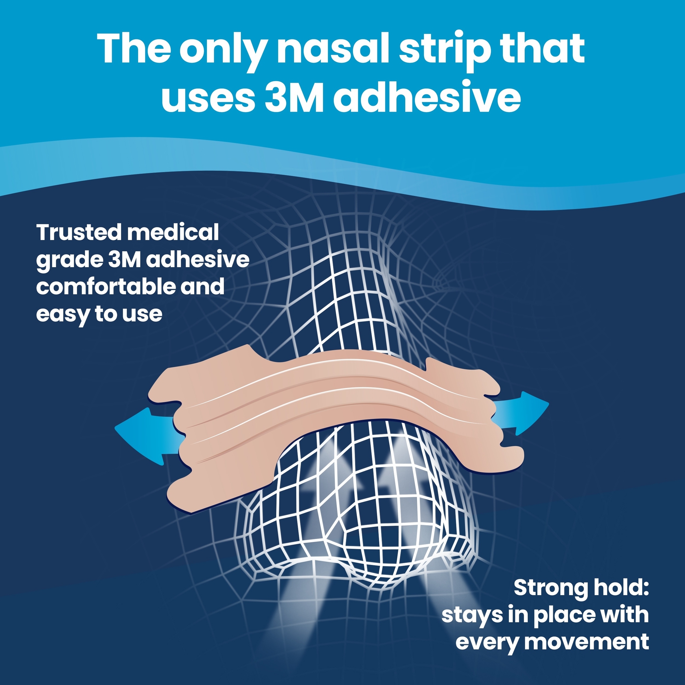 Breathe Right Clear Nasal Strip Regular 30 pack - Image 4