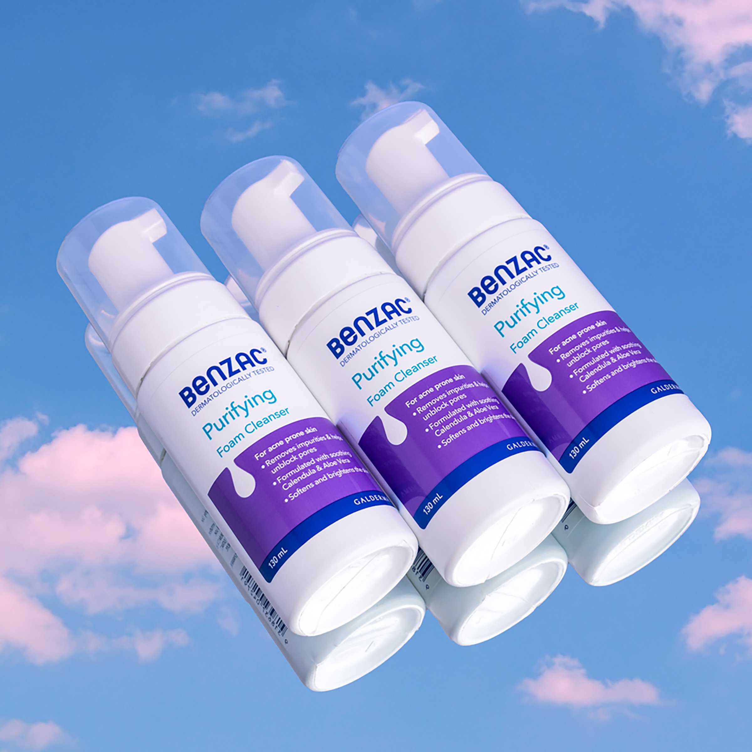 Benzac Daily Purifying Foam Cleanser 130ml - Image 5