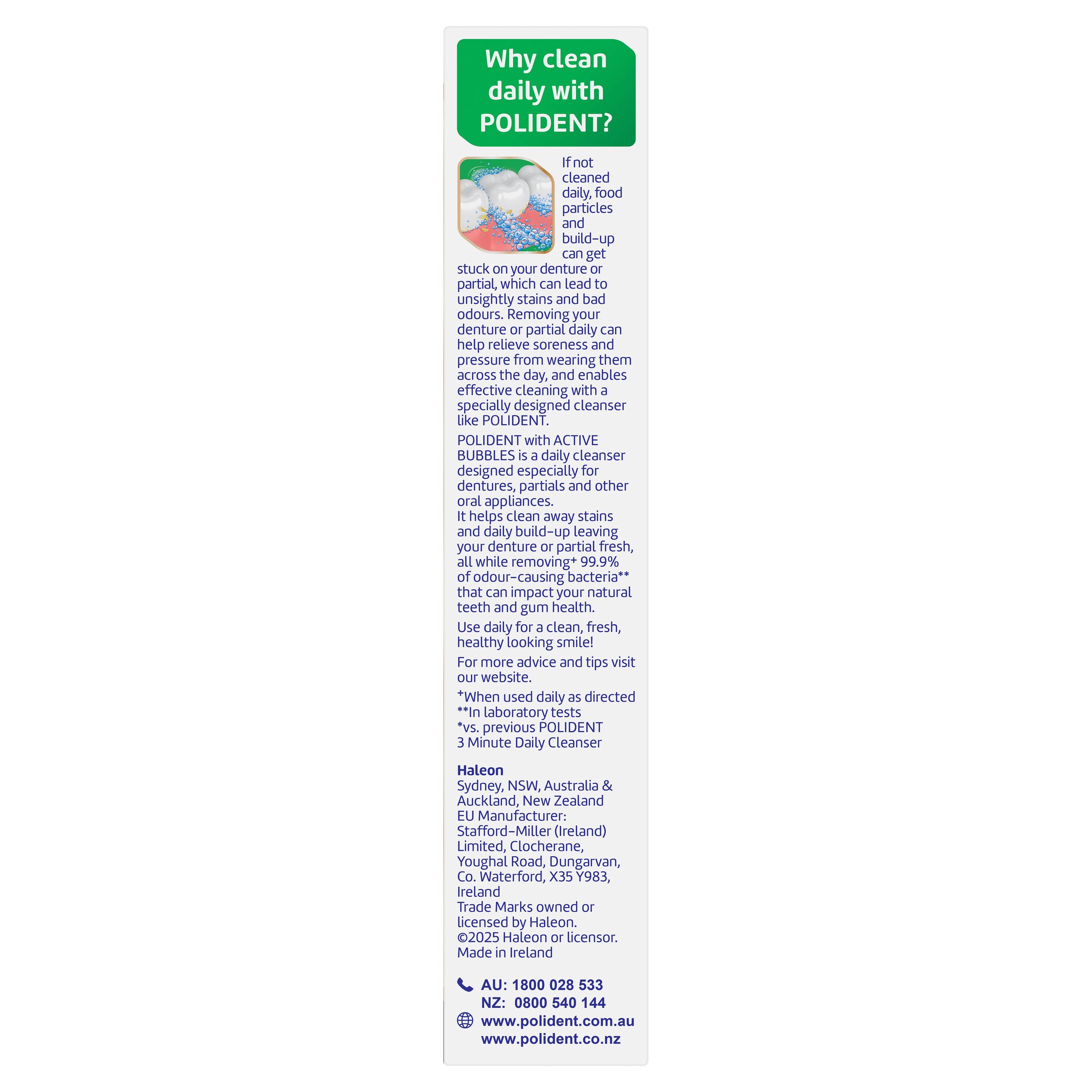 Polident Fresh Active Denture Cleanser 36 tablets - Image 4