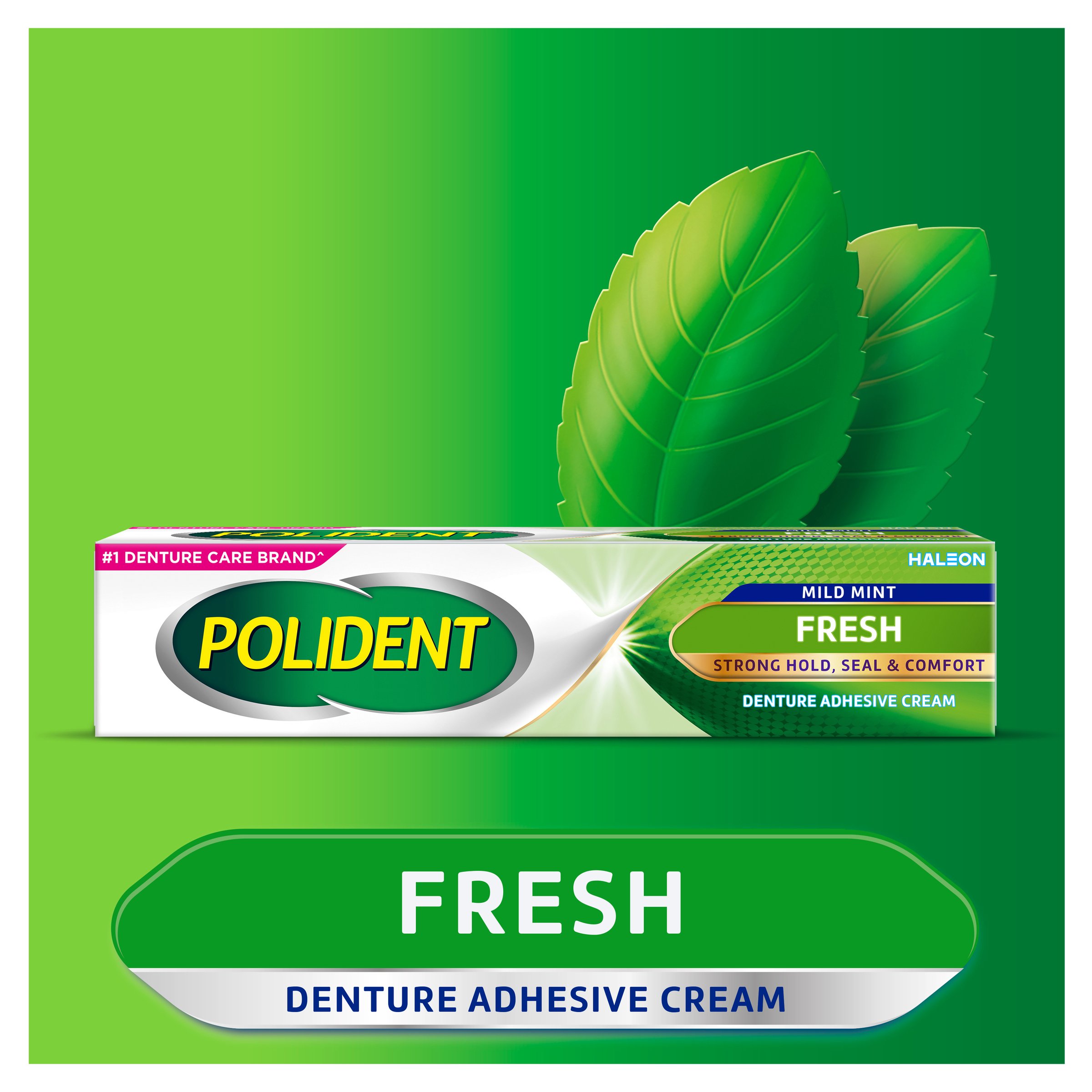 Polident Denture Adhesive Cream Fresh Mint 60g - Image 4