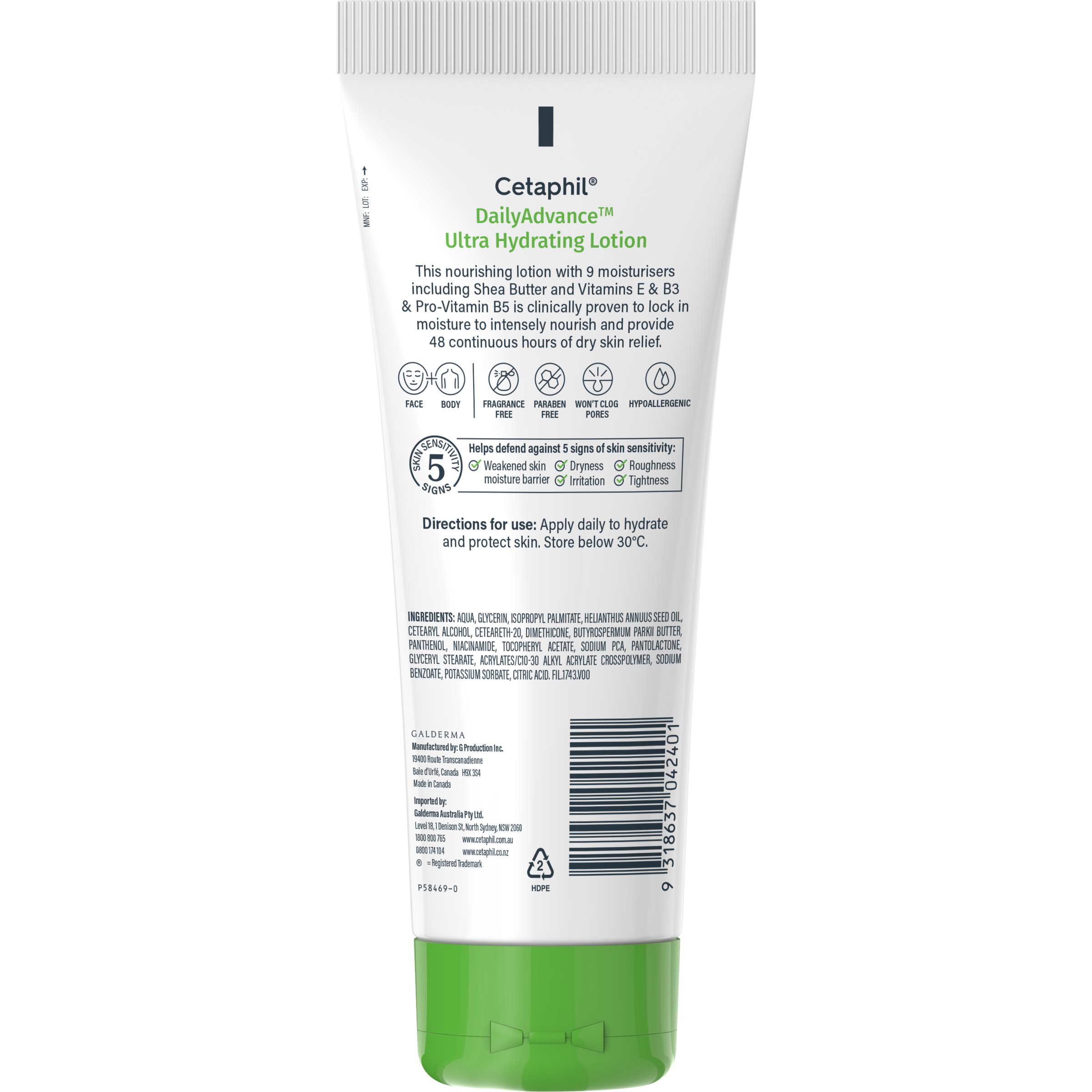 Cetaphil Daily Advance Ultra Hydrating Lotion 226g - Image 2