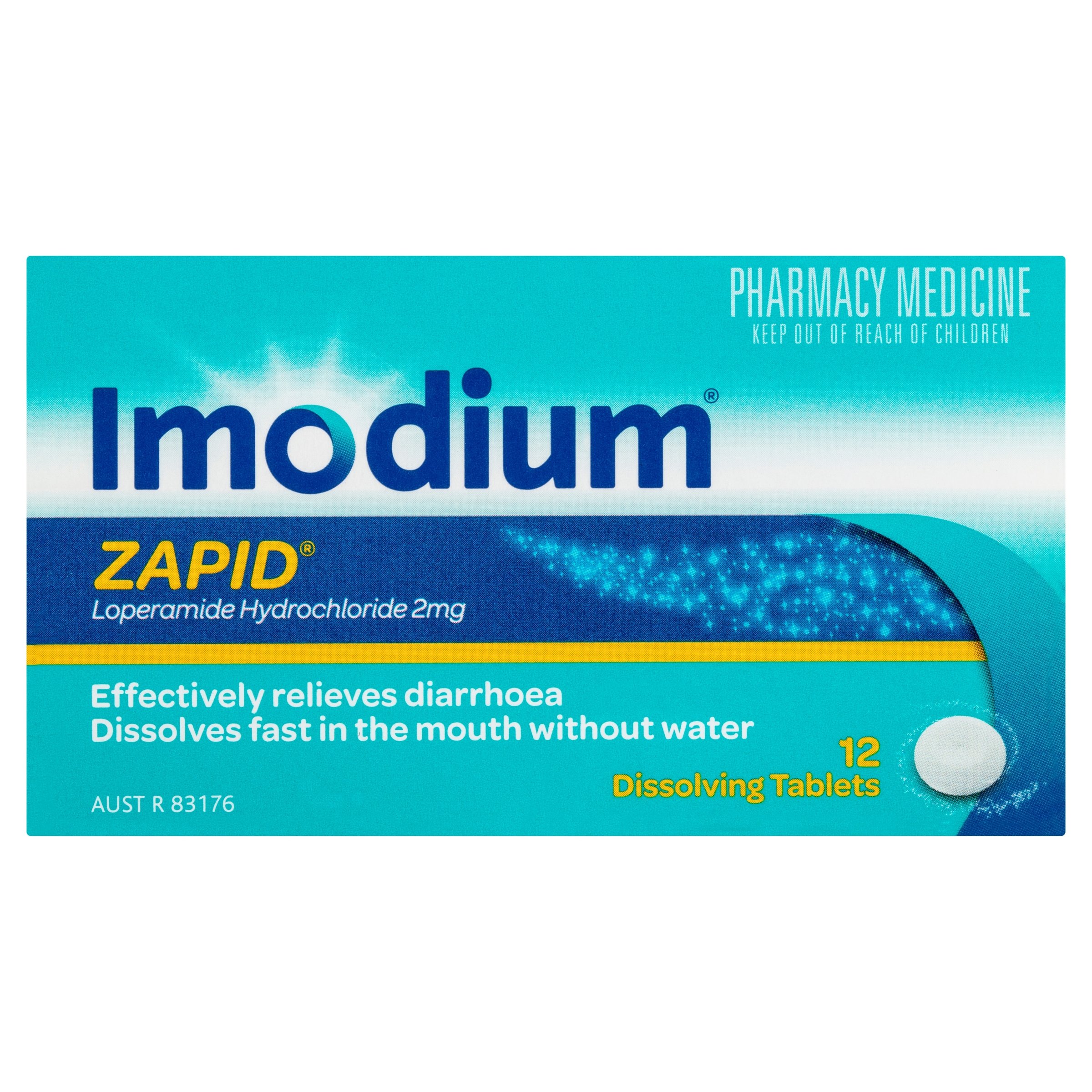 Imodium Zapid 2mg - 12 tablets - Image 1