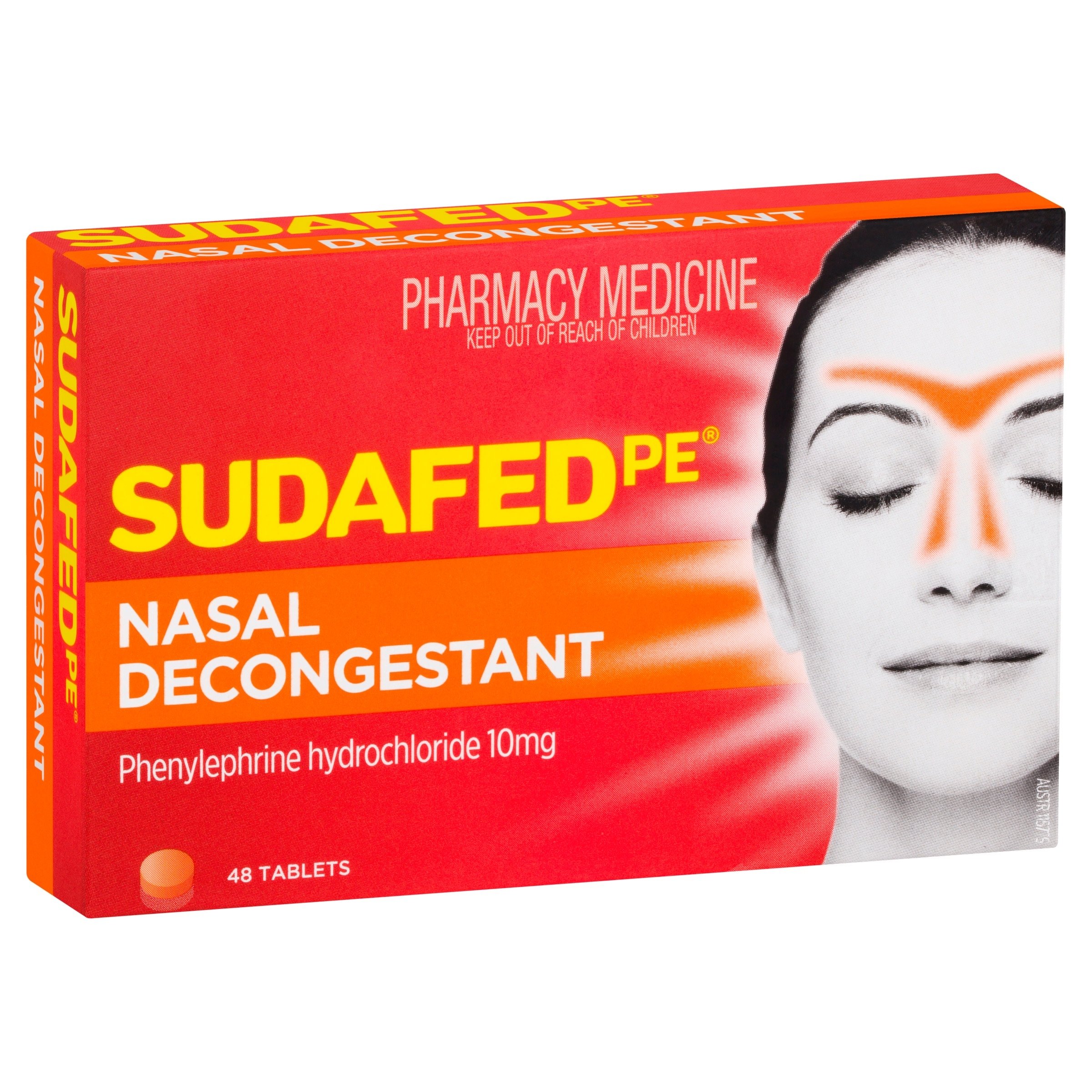 Sudafed PE Nasal Decongestant Non Drowsy 48 tablets - Image 3