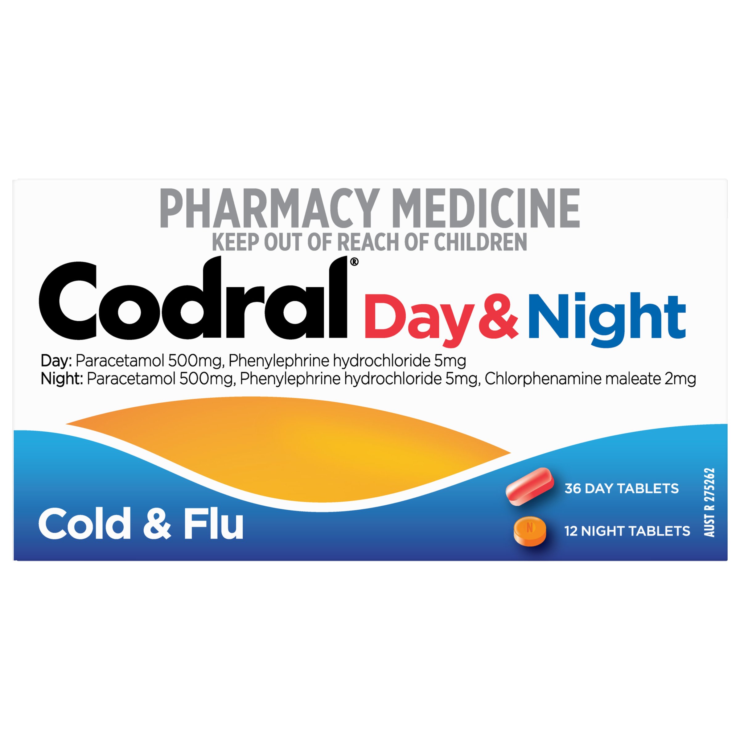 Codral PE Cold & Flu Day & Night 48 tablets - Image 1
