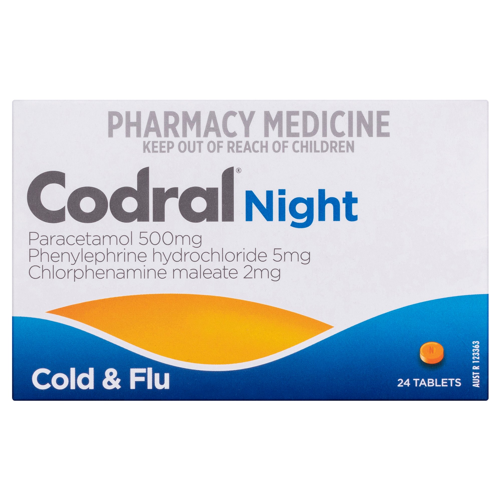 Codral PE Night 24 tablets - Image 1