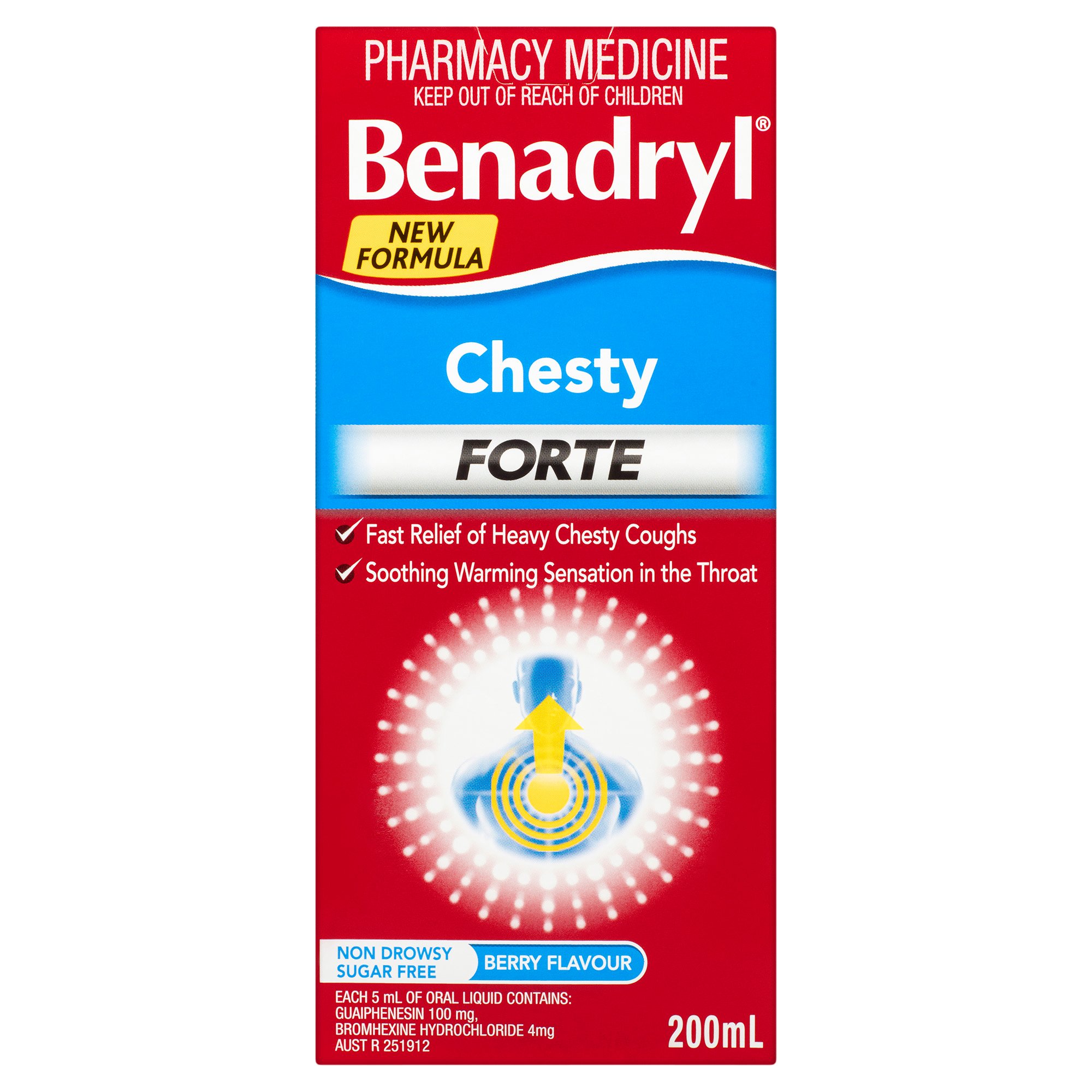 Benadryl Chesty Forte 200ml - Image 1