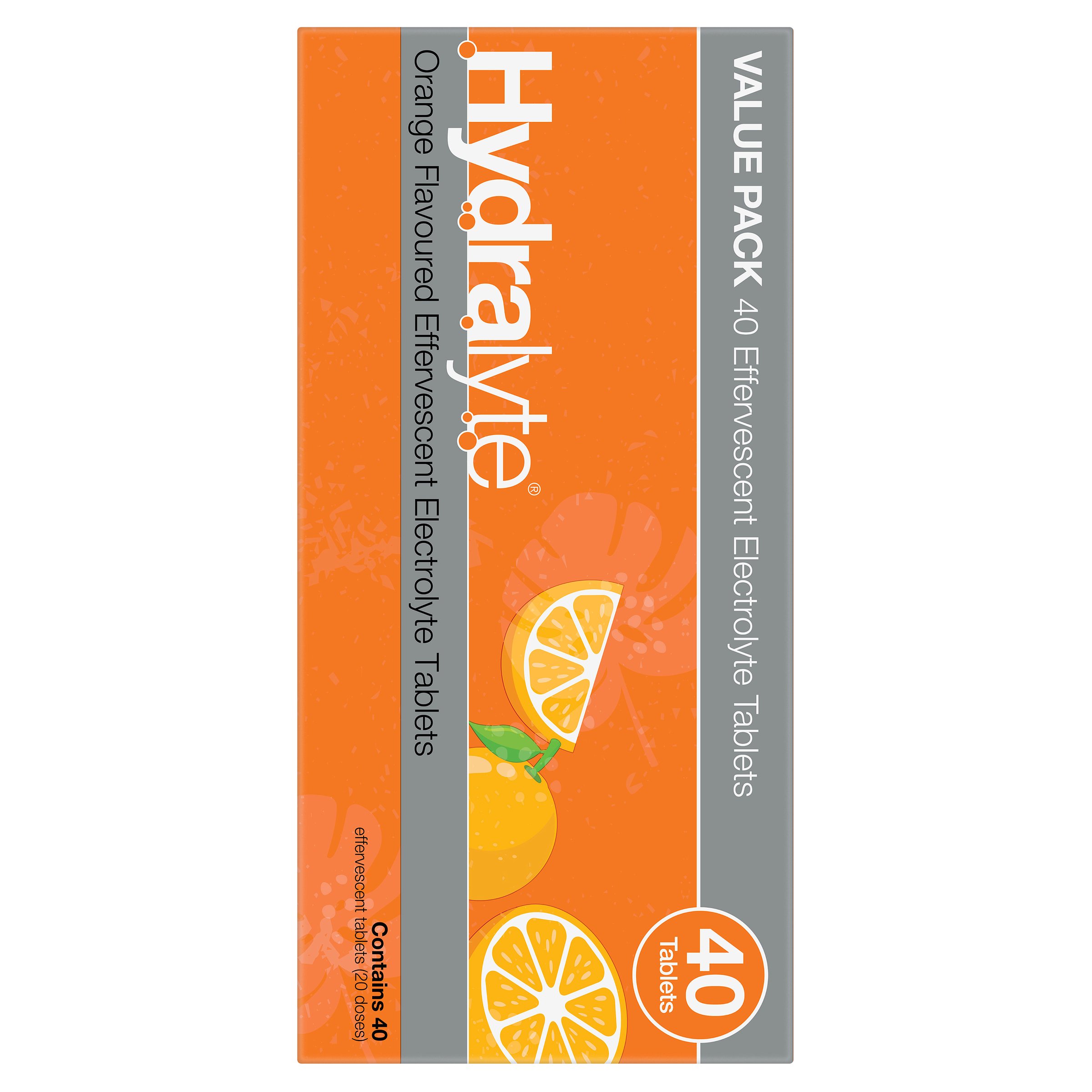 Hydralyte Effervescent Orange 40 tablets - Image 13